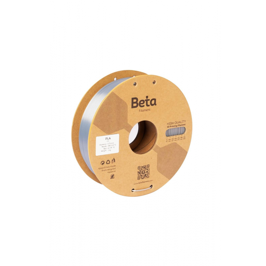 Beta PLA-Silk Filament Silver